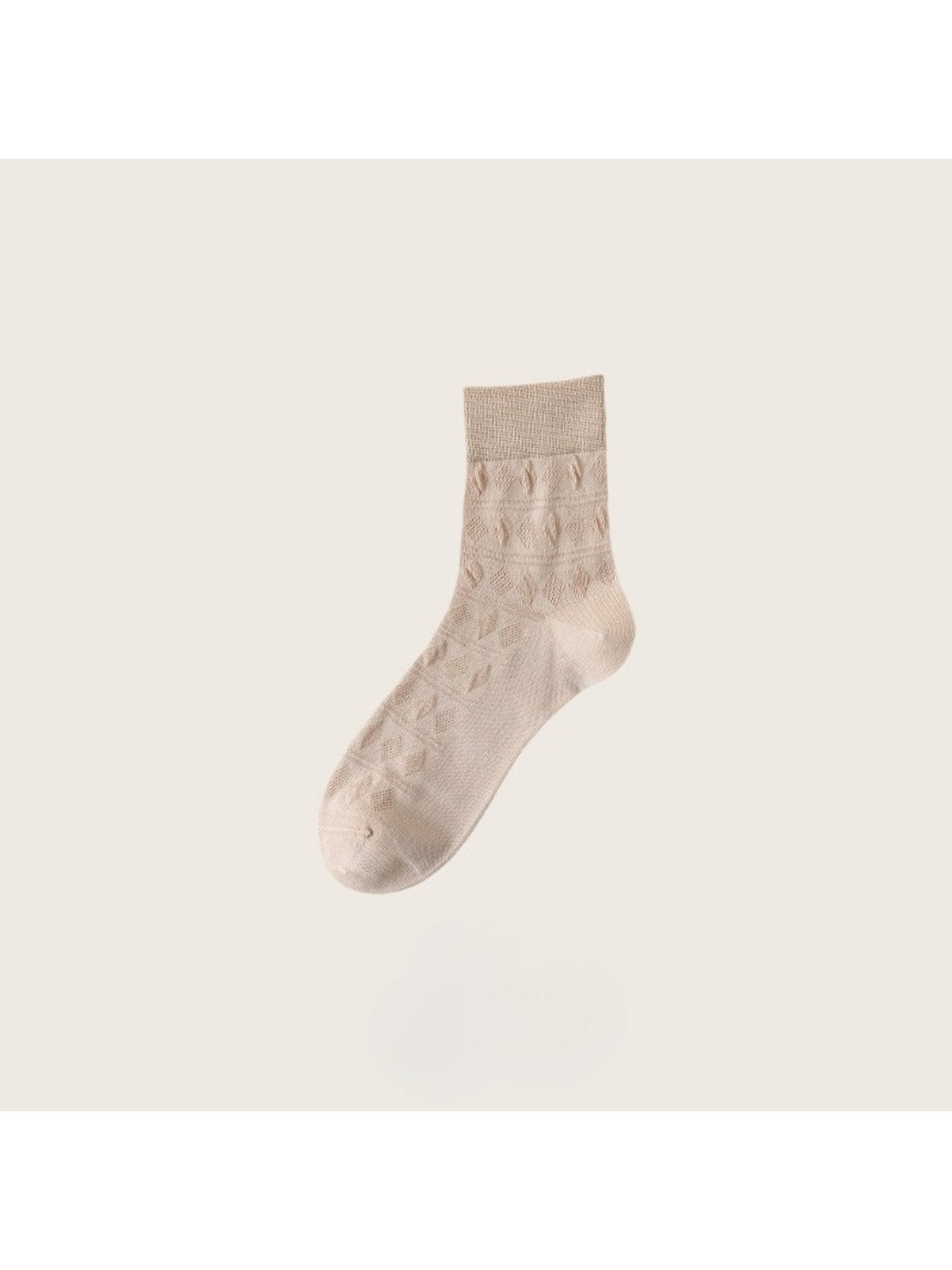 Rufia - Soft Geometric Textured Crew Socks product image 8