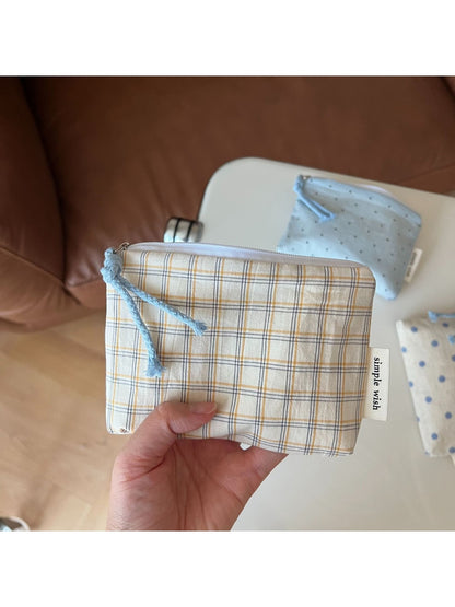 Cosbai - Classic Patterned Zipper Coin Purse