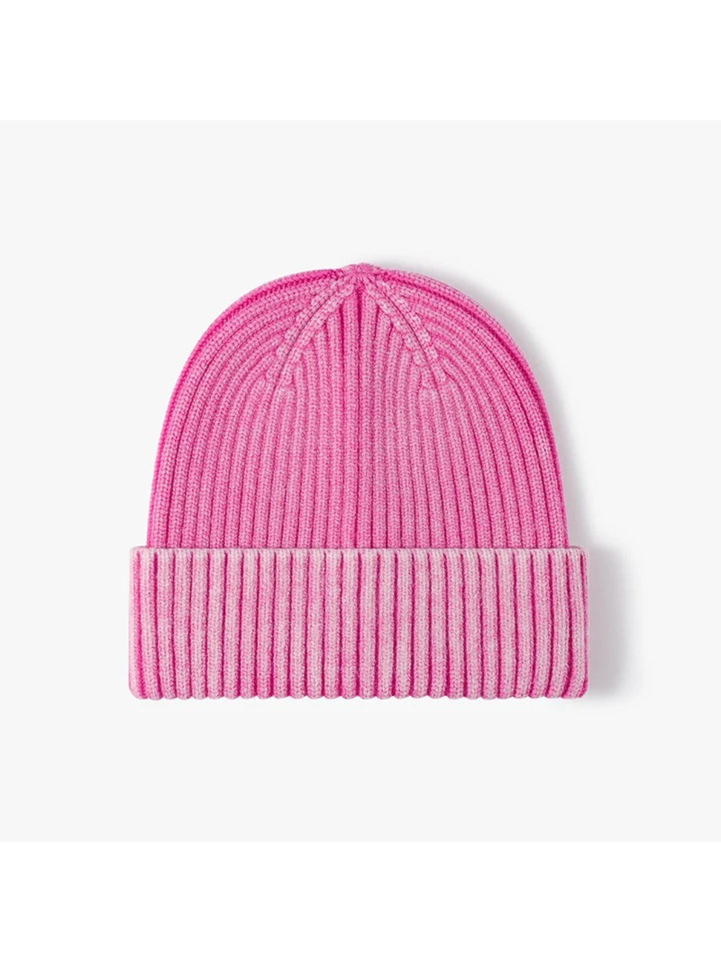 Haila - Heathered Ribbed Cuffed Knit Beanie