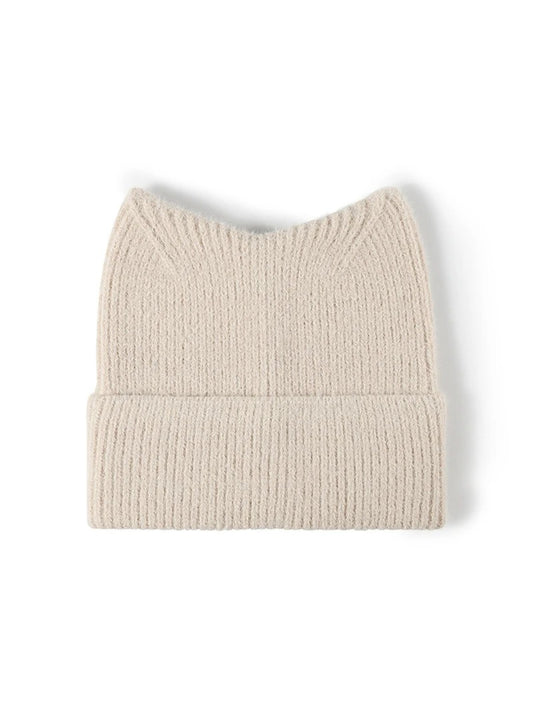 Haila - Peaked Crown Cuffed Knit Beanie