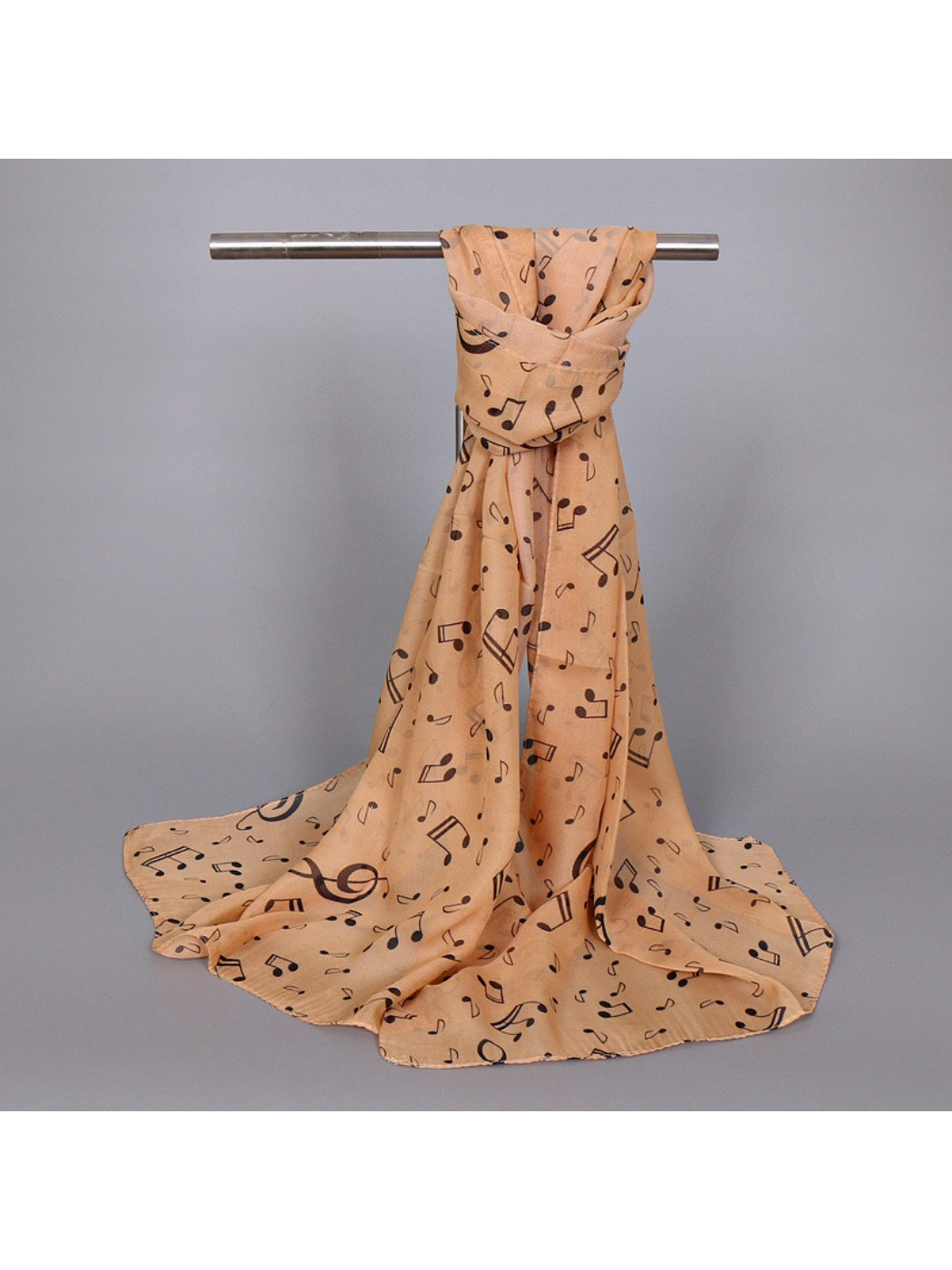 Scarvii - Spring Summer Music Note Print Scarf