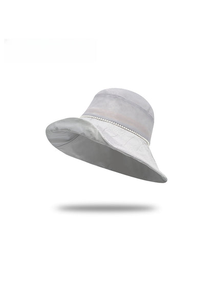 Haila - Women's Wide Brim Solid Color Bucket Hat