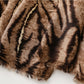 Scarvii - Zebra Print Scarf & Shawl with Gold Foil Fringe