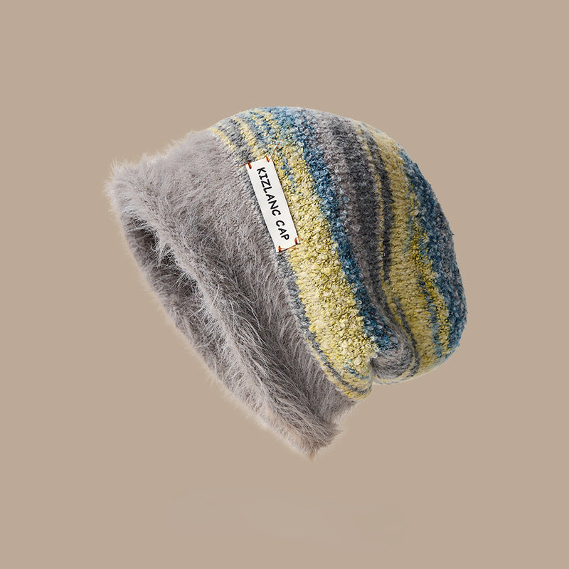 Haila - Fashionable Pompom Beanie for Women