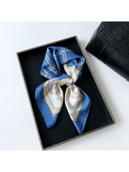Scarvii - Chain Grid Print Square Scarf