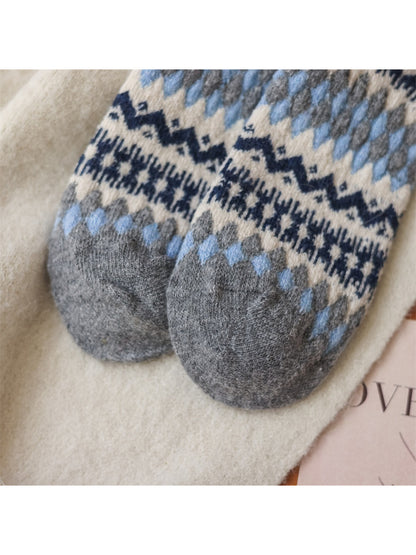 Rufia - Winter Heritage Knit Crew Socks