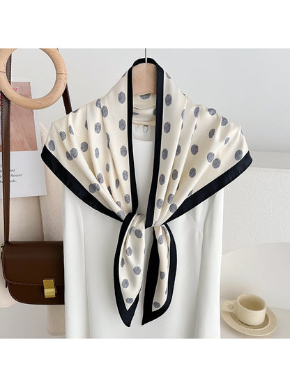 Scarvii Classic Polka Dot Triangle Scarf