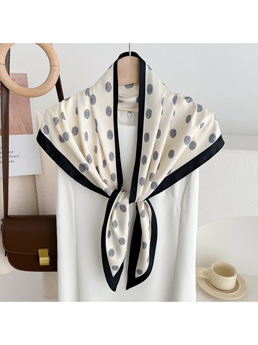 Scarvii Classic Polka Dot Triangle Scarf