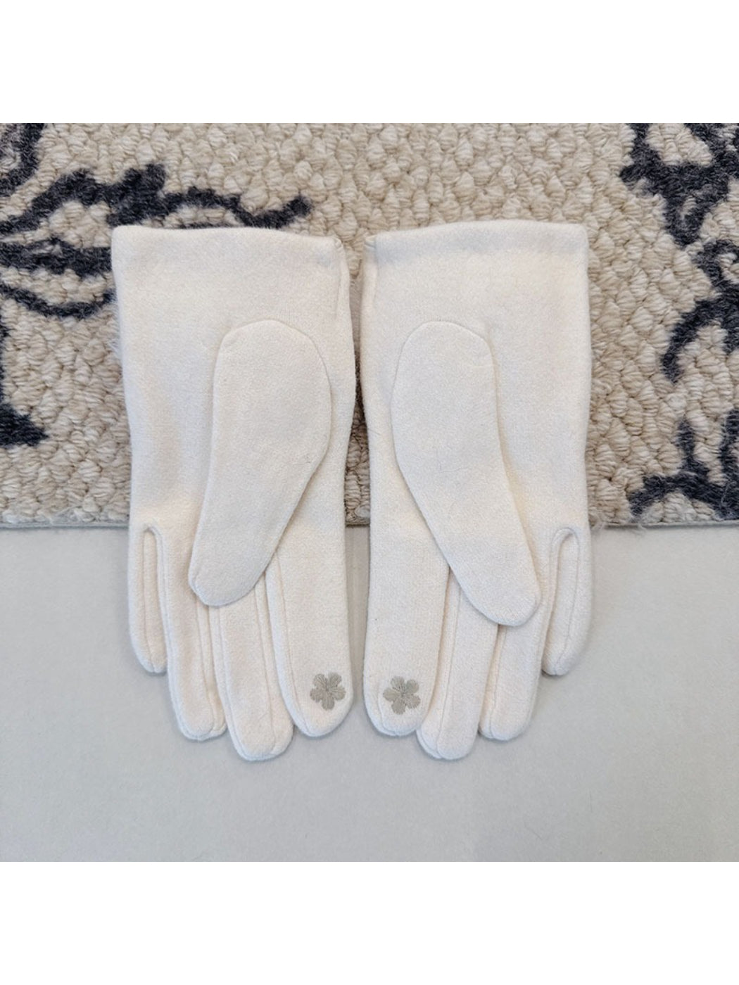 Scarvii - Faux Fur Cuff Touchscreen Winter Gloves
