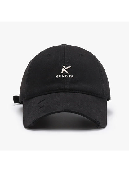 Haila - Letter Embroidery Casual Baseball Cap