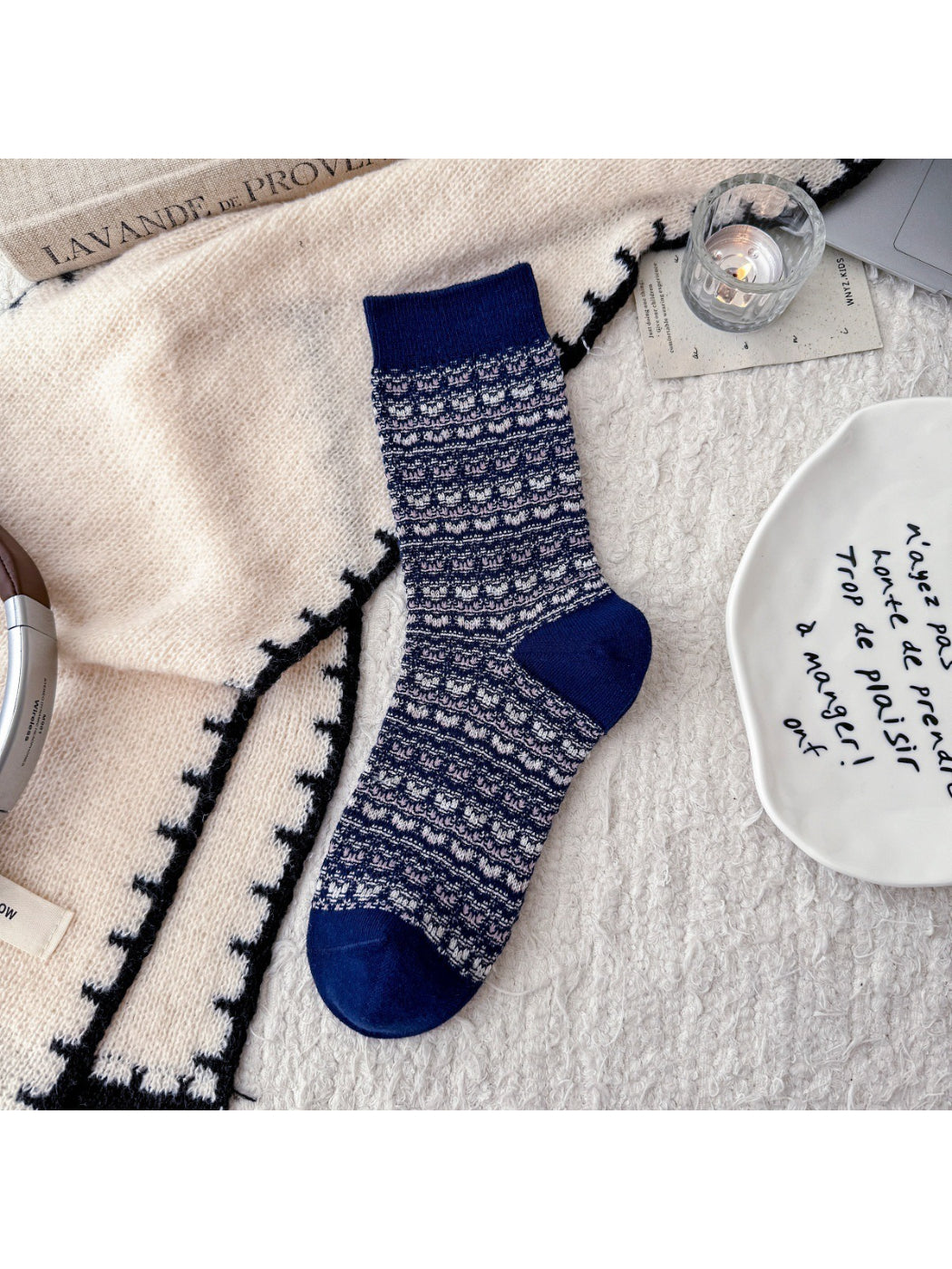 Rufia - Soft Tweed Knit Crew Socks product image 8