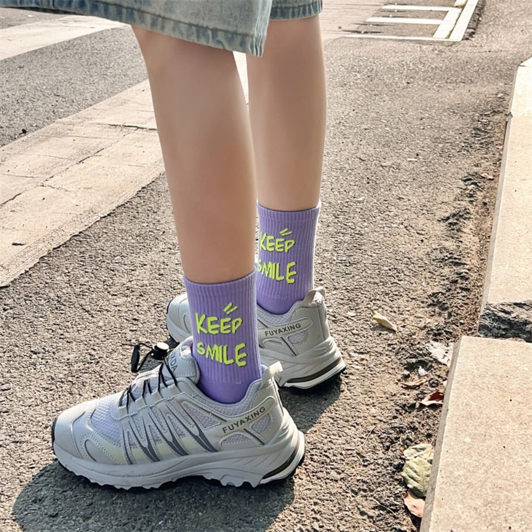 Rufia - Sporty Mid-Calf Socks - Breathable & Comfort