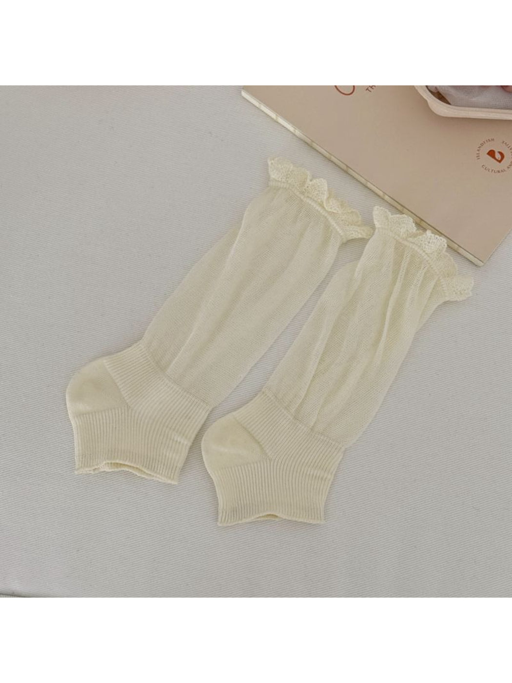 Rufia - Lace Color Block Ankle Socks detail view 7