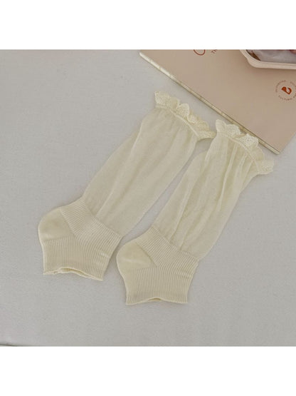 Rufia - Lace Color Block Ankle Socks detail view 7
