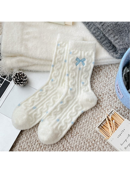 Rufia - Thick Winter Warm Women's Socks with Cartoon Pattern