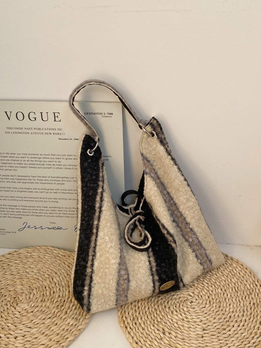 Cosbai - Double-Sided Single-Shoulder Tote Bag