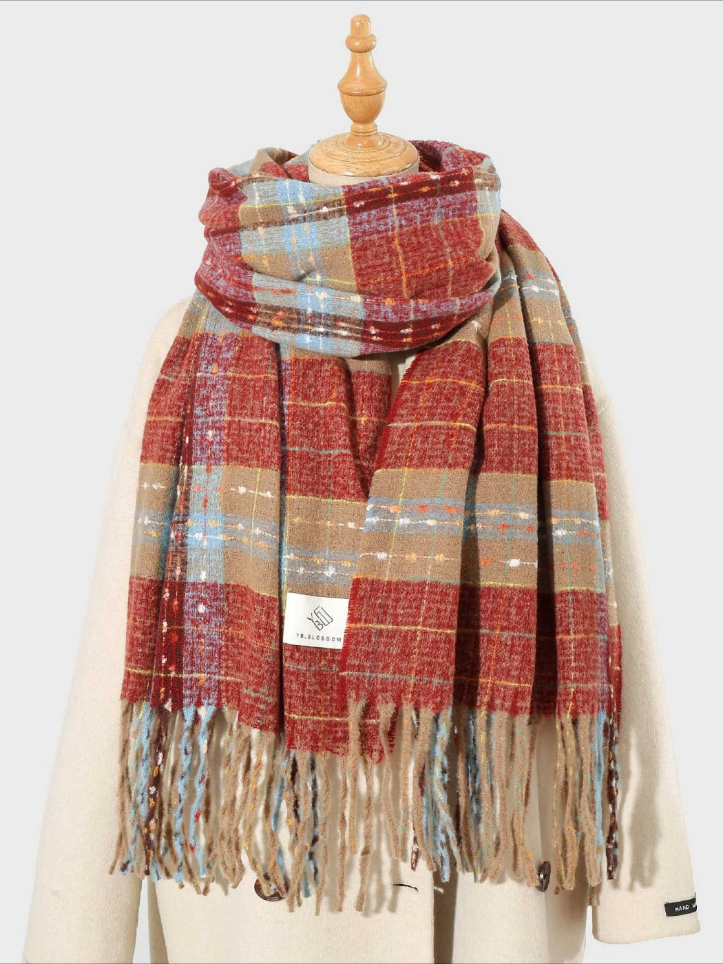 Scarvii - Timeless Stylish Classic Plaid Warm Scarf