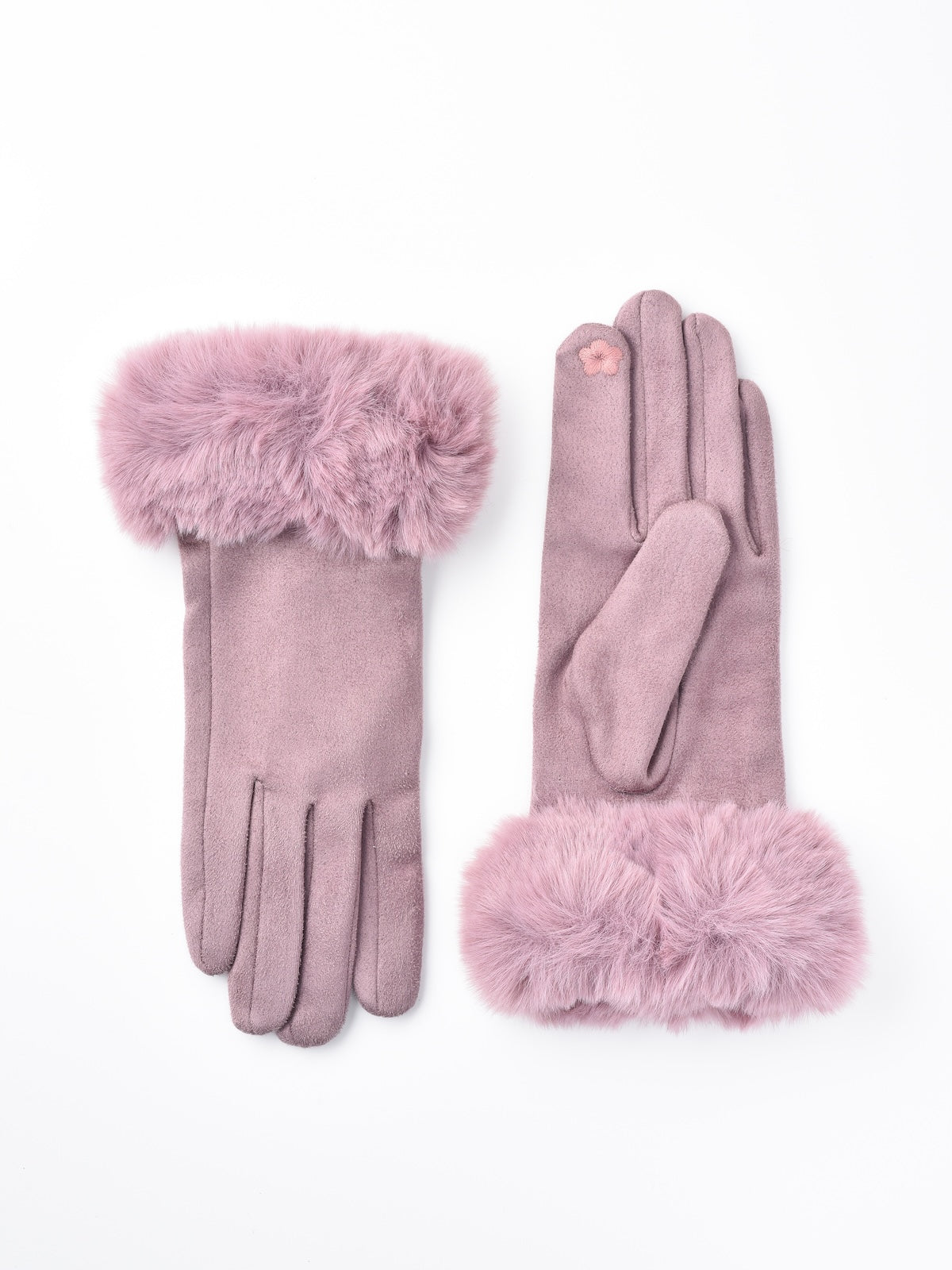 Gloving - Women's Faux Fur-Cuff Winter Gloves