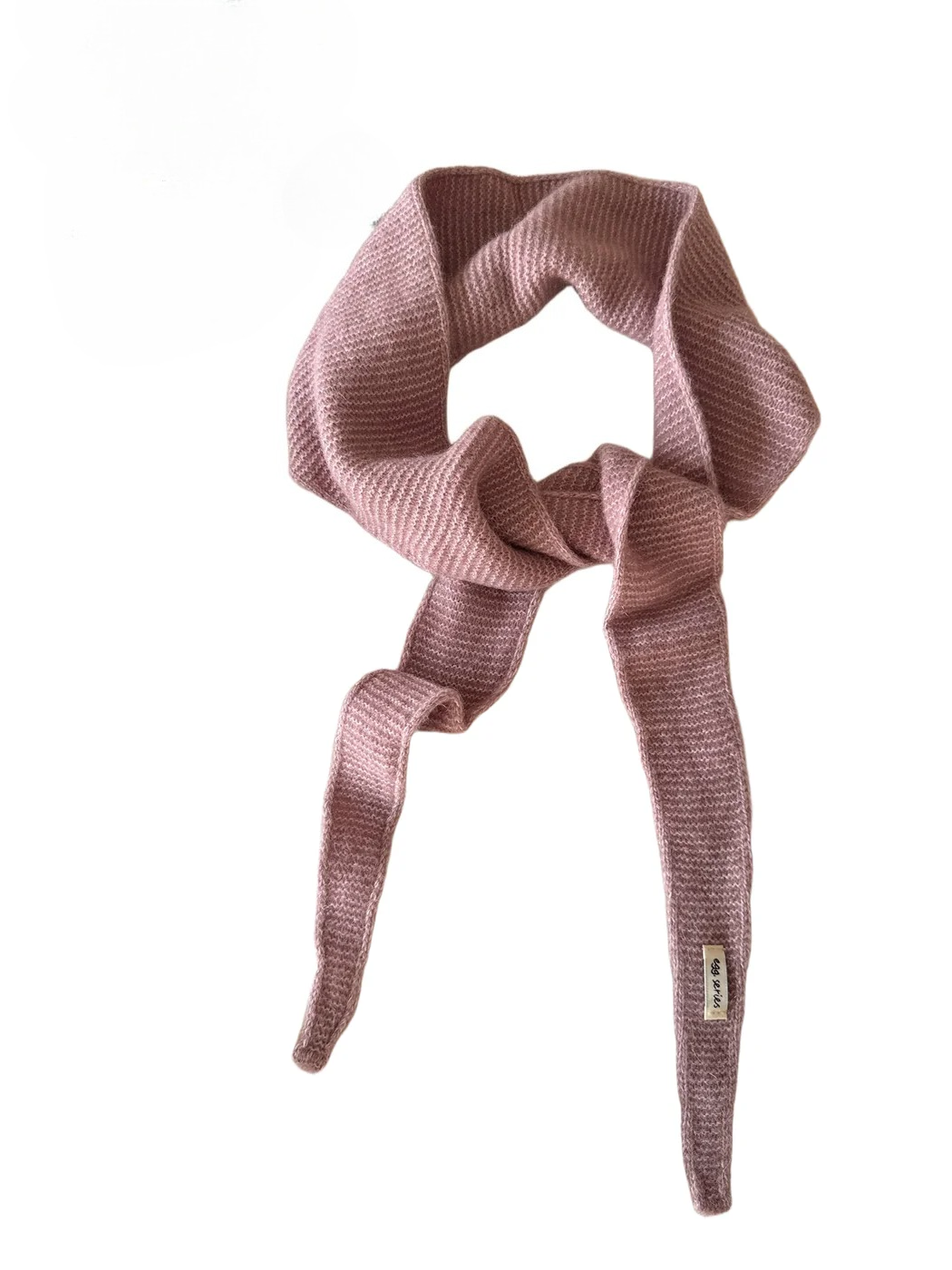 Scarvii - Textured Tapered Long Narrow Scarf