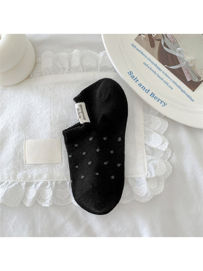 Rufia - Muted Polka Dot Low Ankle Socks