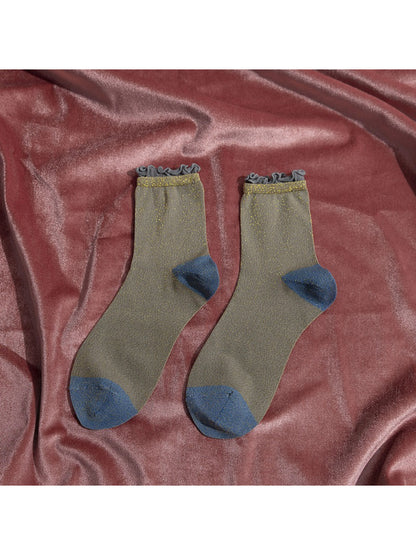 Rufia - Colorblock Ribbed Crew Socks product image 7
