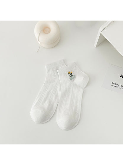 Rufia - Embroidered Character Knit Crew Socks product image 6