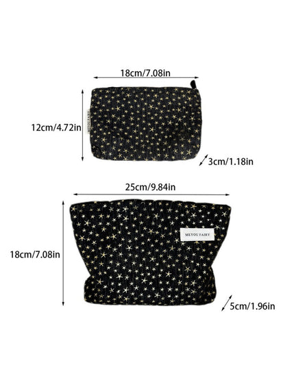 Cosbai Black Star Beauty Cosmetic Bag product image