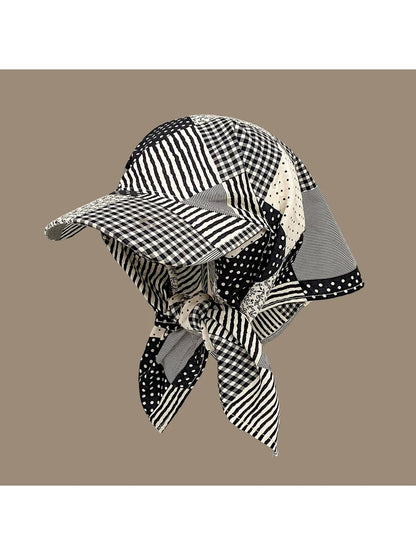 Haila - Patchwork Print Headscarf Cap