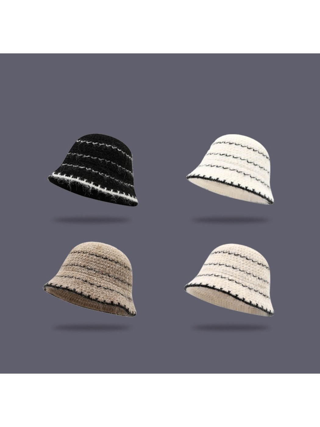 Haila – Striped Earflap Winter Beanie