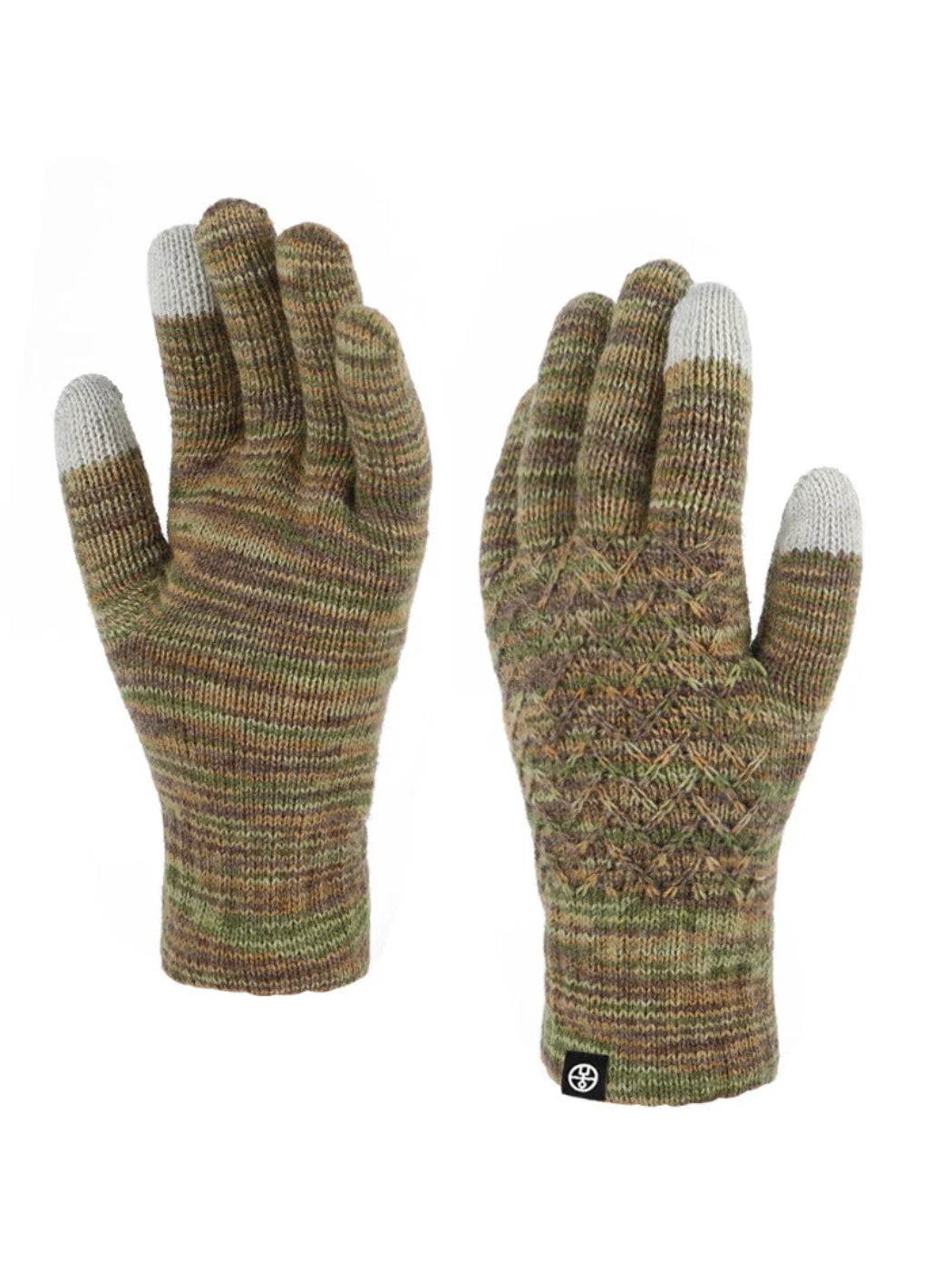 Gloving - Diamond Textured Knit Winter Gloves