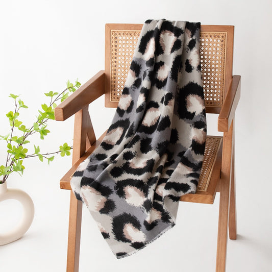 Scarvii - Cow Stripe Print Scarf