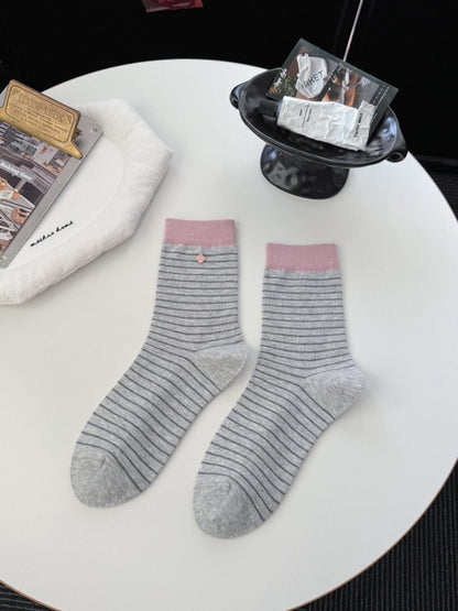 Rufia - smooth Fine Stripe Crew Socks product image 7