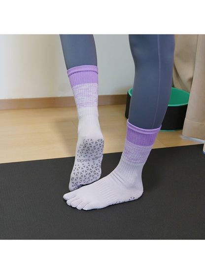 Rufia – Gradient Five-Toe Grip Yoga Socks