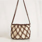 Cosbai - Woven Hollow Shoulder Bag