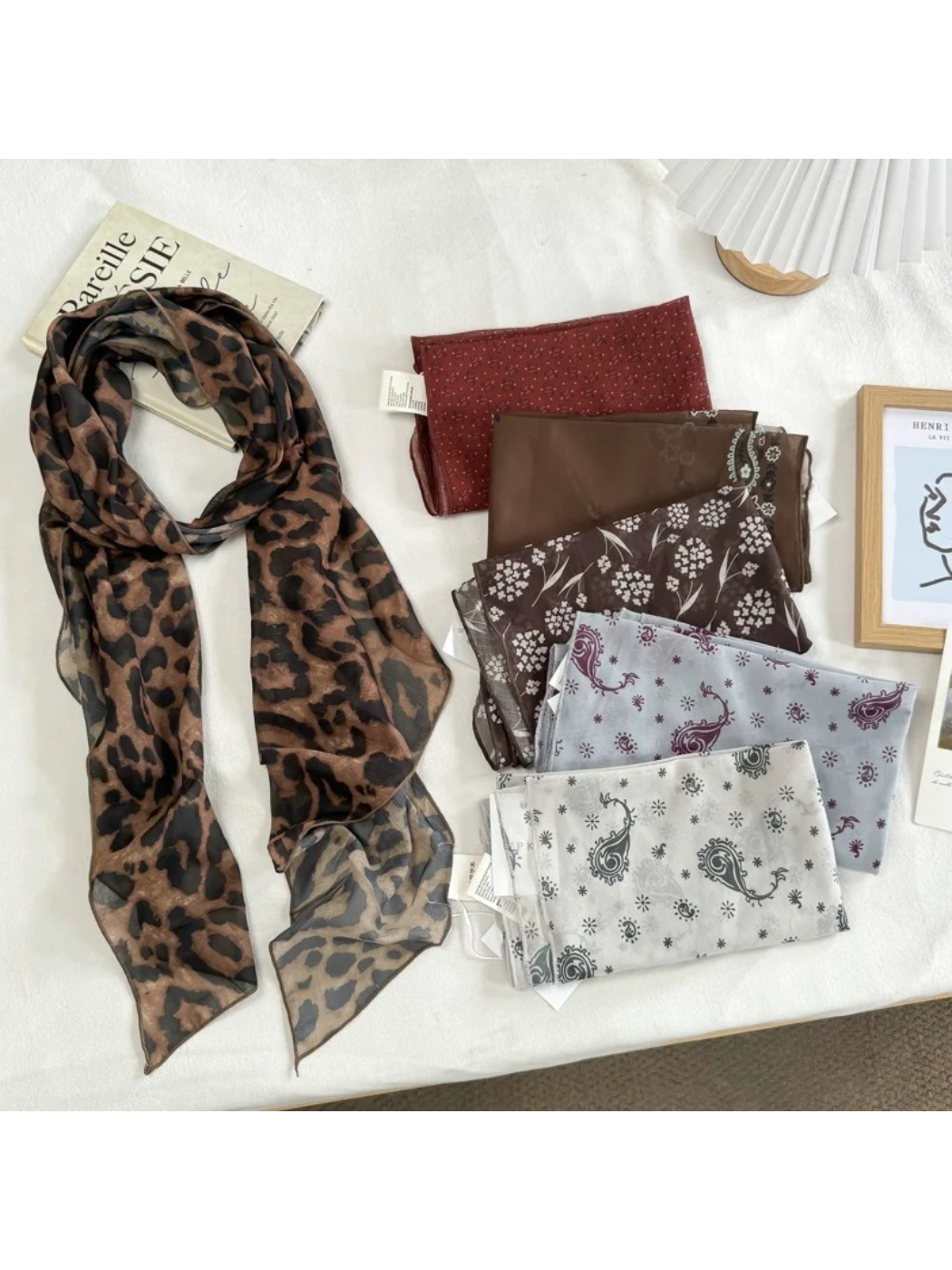 Scarvii - Patterned Long Rectangular Scarf