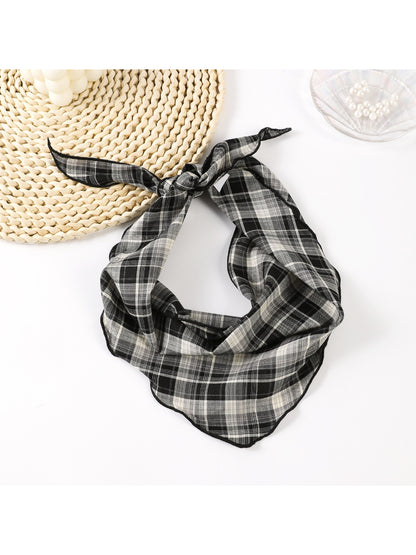 Scarvii Classic Plaid Head Scarf