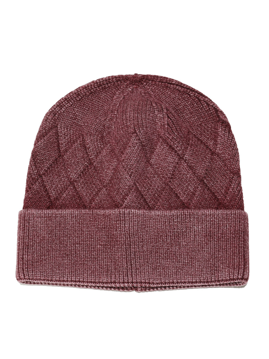 Haila Diamond Pattern Knit Beanie