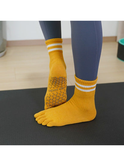 Rufia - Anti-Slip Five-Toe Yoga Socks