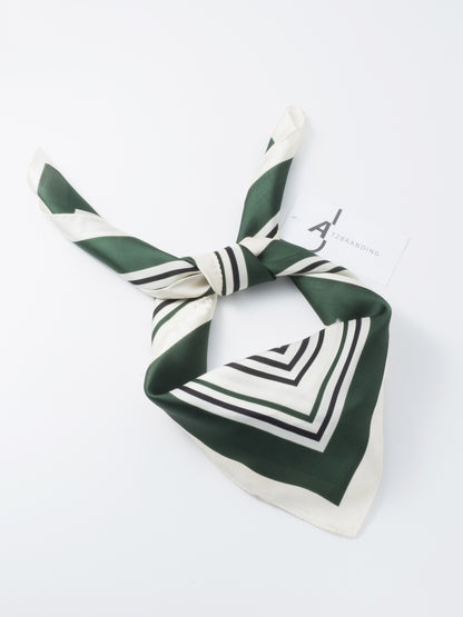 Scarvii - Striped Square Scarf