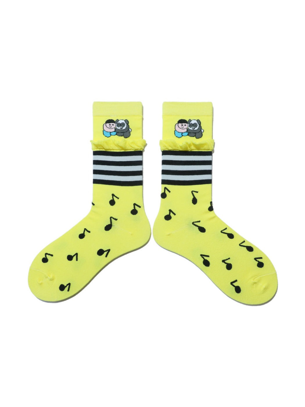 Rufia - Playful Colorful Character Crew Socks