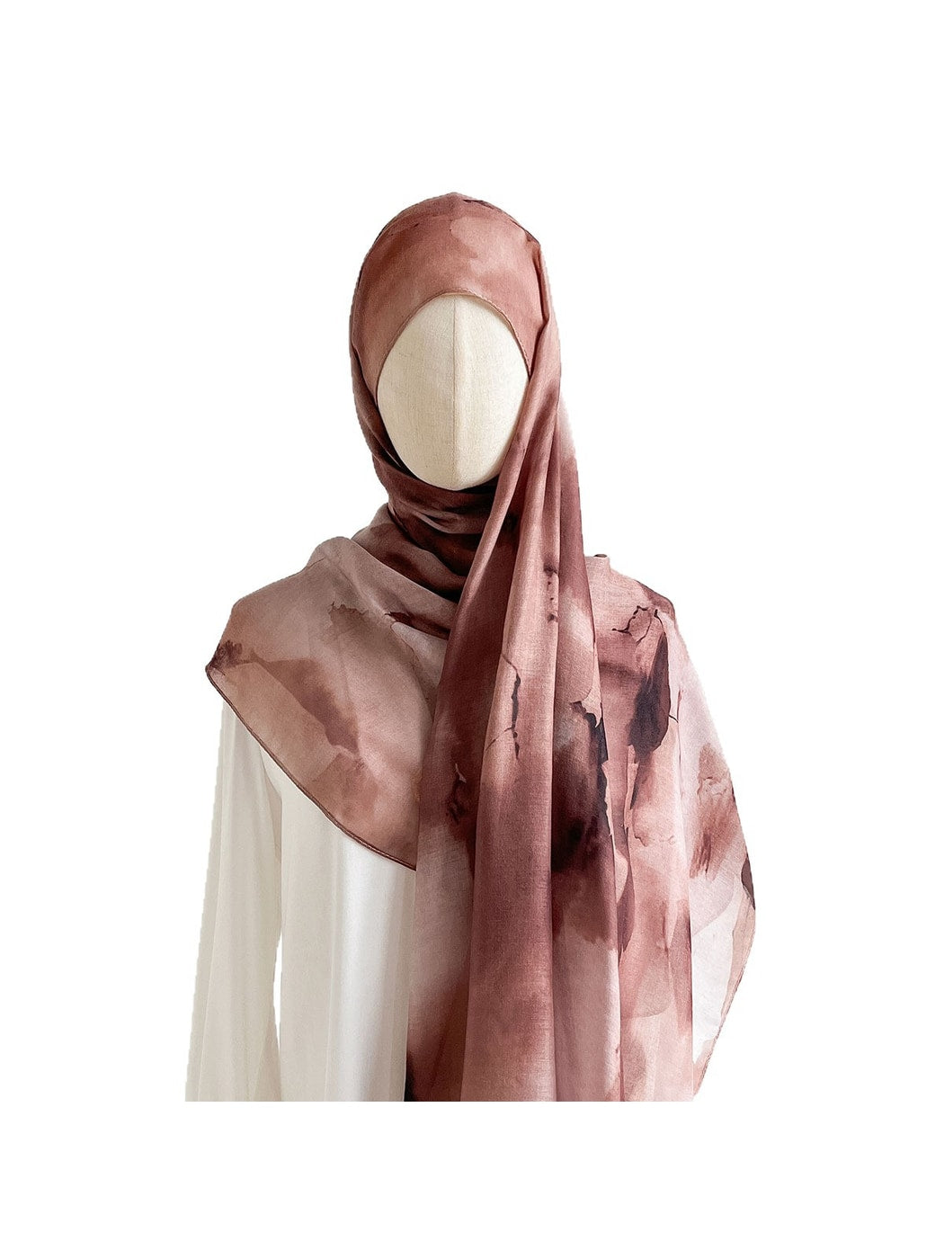 Scarvii - Painterly Botanical Printed Summer Wrap Scarf