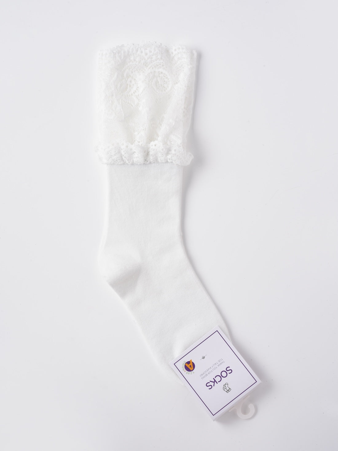Rufia - Lace Trim Soft Crew Socks product image 5