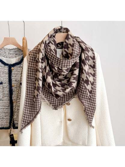 Scarvii - Houndstooth Wrap Scarf