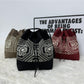 Cosbai - Knitted Shoulder Bag with Retro Style Featuring Drawstrings