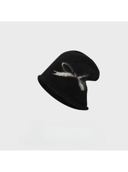 Haila - Casual Stitch Mark Slouch Beanie Hat