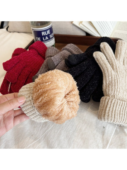 Gloving - Plush-Lined Gloves with Touchscreen