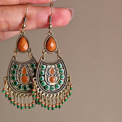 Earwish - Vintage Boho Statement Earrings - Eye-Catching
