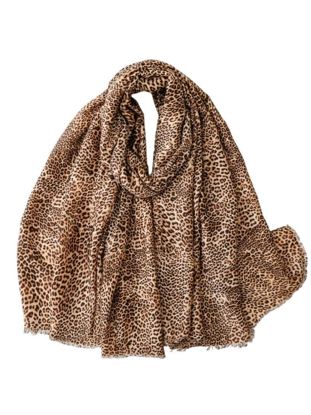 Scarvii - Classic Winter Scarf with Leopard Print