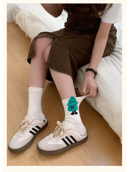 Rufia - Cute Pop-Art Crew Socks