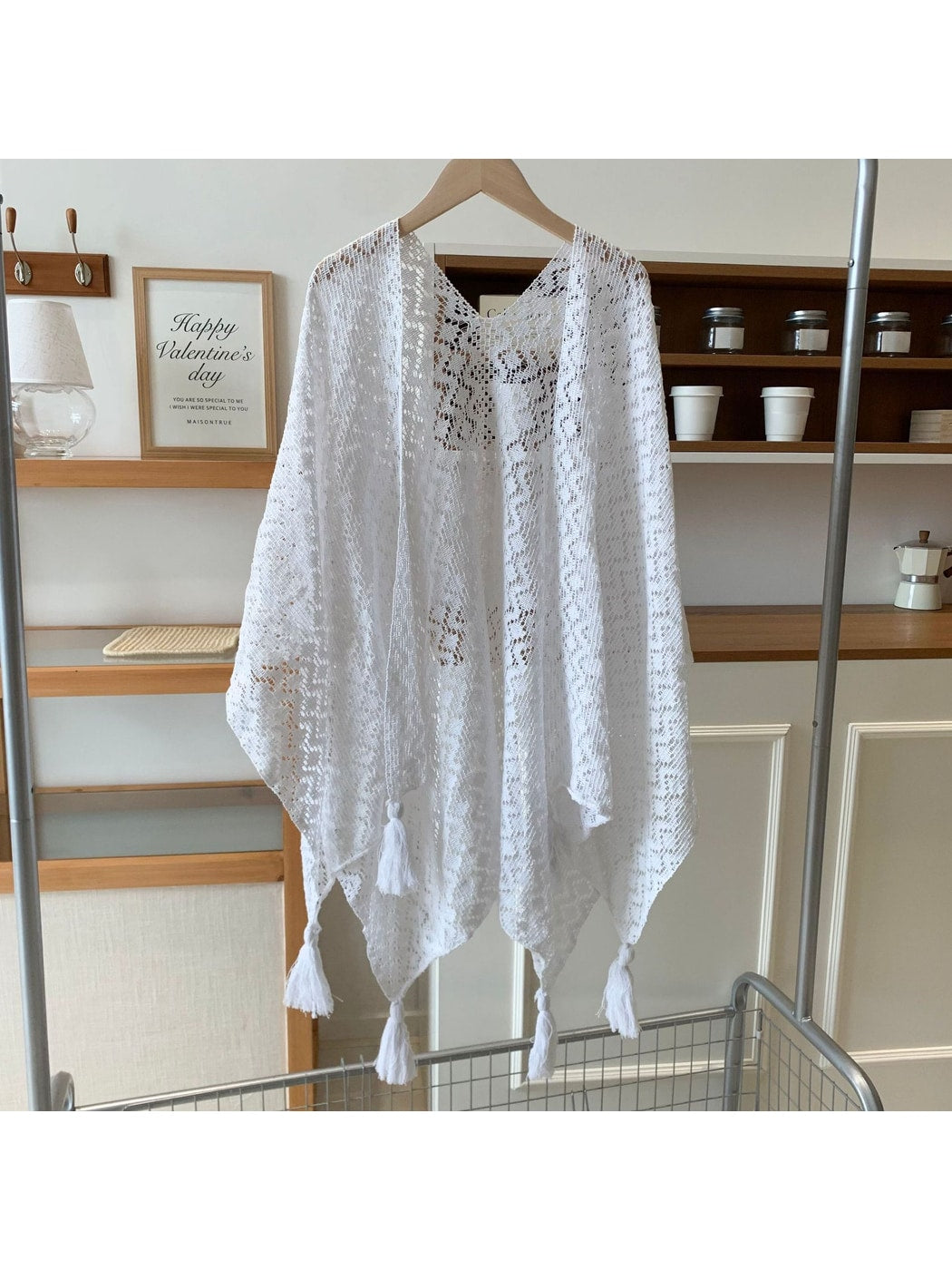 Scarvii - Draped Cape Style Lace Scarf Wraps